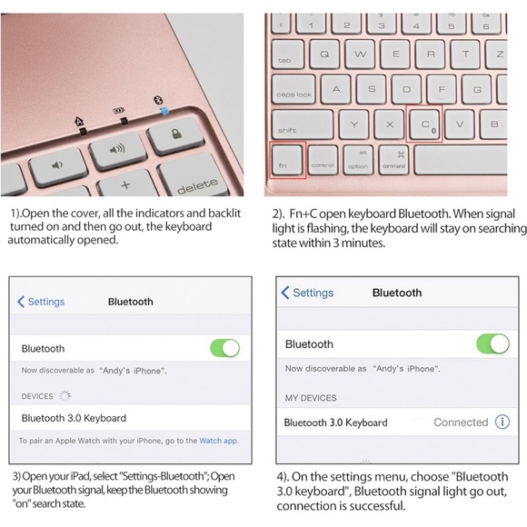 Keyboard Case for 2018 iPad Pro 12.9 3rd Gen - Picture 14 of 16